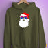 Santa Claus Bisexual Pride Flag Sunglasses Hoodie - Army
